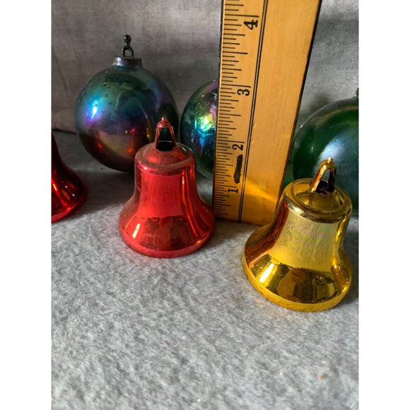 Bradford Vintage Unbreakable Christmas Ornaments Balls and Bells Set - Picture 5 of 10